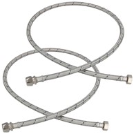 Fleksibilni priključak za vodu 3/8" x 1/2", 120 cm, set od 2 kom.